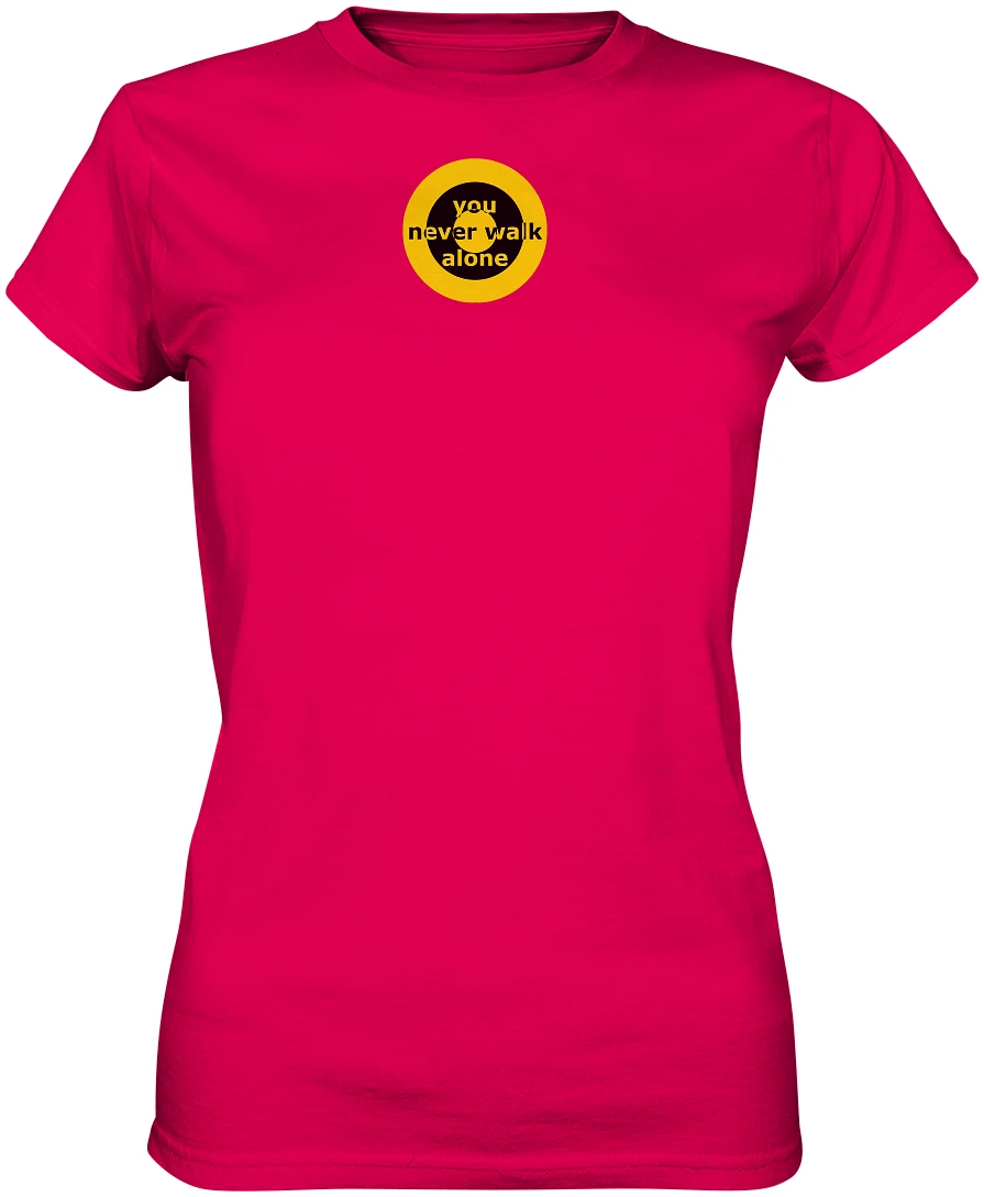 Dortmund Fan-T-Shirt Kokarde klein "you never walk alone" - Ladies Premium Shirt Dortmund Fan-T-Shirt Kokarde klein "you never walk alone" - Ladies Premium Shirt