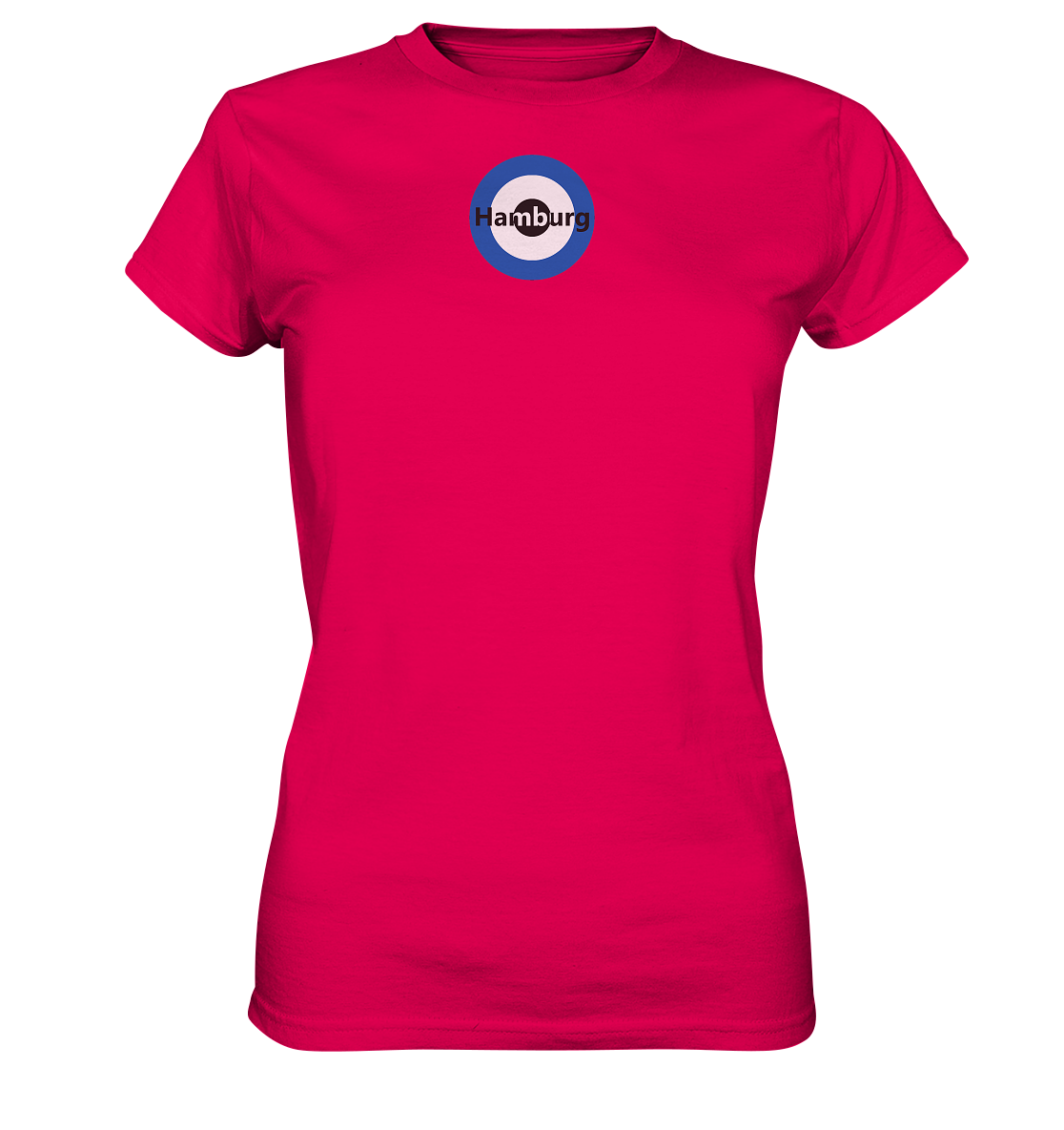 Hamburg Fan-T-Shirt Kokarde klein "Hamburg" - Ladies Premium Shirt Hamburg Fan-T-Shirt Kokarde klein "Hamburg" - Ladies Premium Shirt