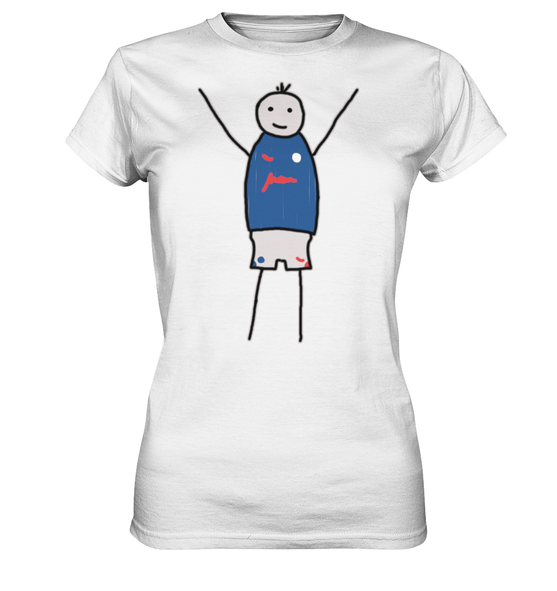 Kiel Fan-T-Shirt Strichmänchen - Ladies Premium Shirt Kiel Fan-T-Shirt Strichmänchen - Ladies Premium Shirt