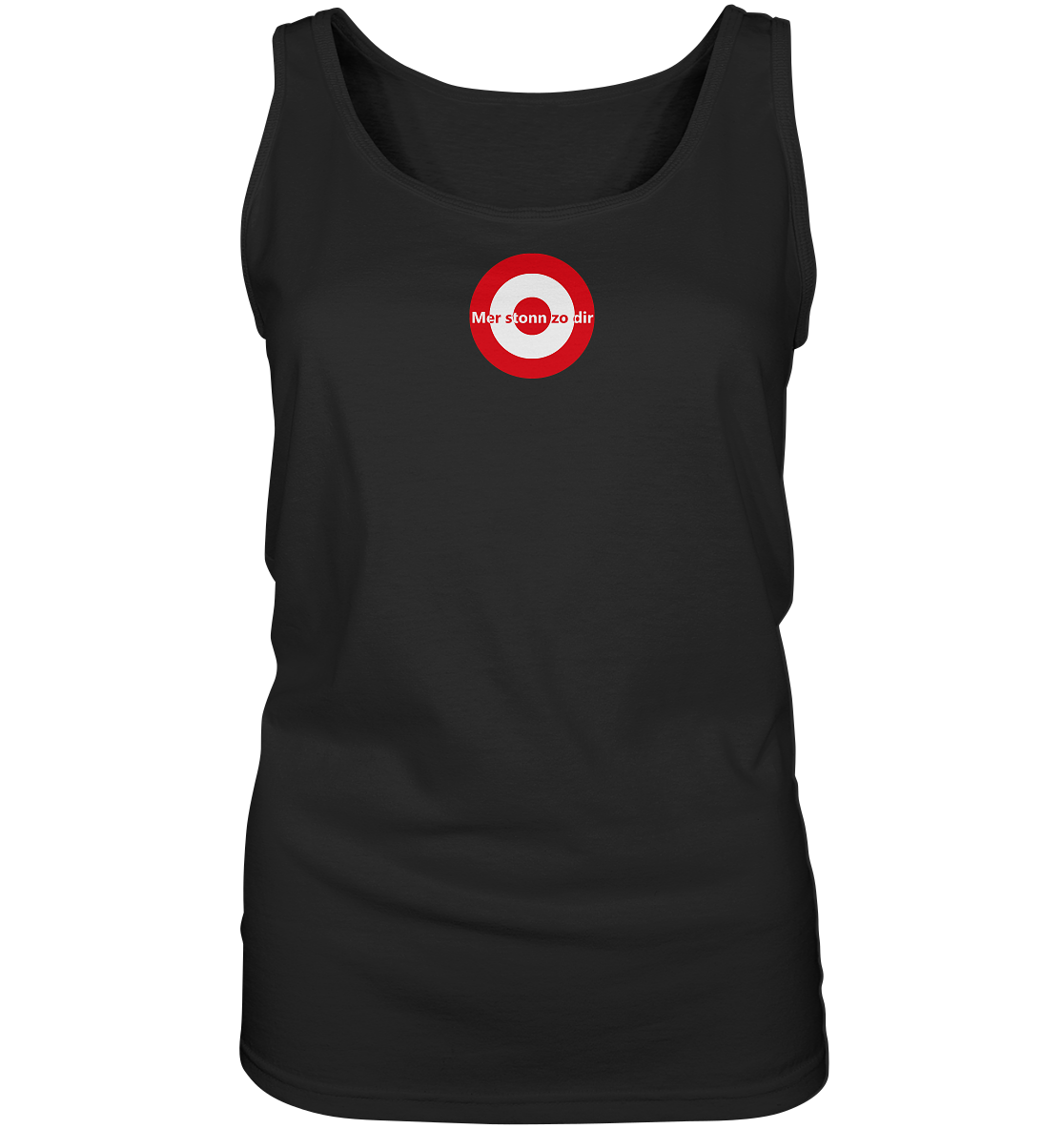 Köln Fan-T-Shirt Kokarde klein "mer stonn zo dir" - Ladies Tank-Top Köln Fan-T-Shirt Kokarde klein "mer stonn zo dir" - Ladies Tank-Top