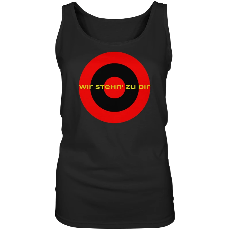 Leverkusen Fan-T-Shirt Kokarde groß "Wir stehn ...." - Ladies Tank-Top