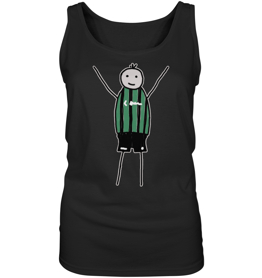 Münster Fan T-Shirt Strichmännchen - Ladies Tank-Top Münster Fan T-Shirt Strichmännchen - Ladies Tank-Top