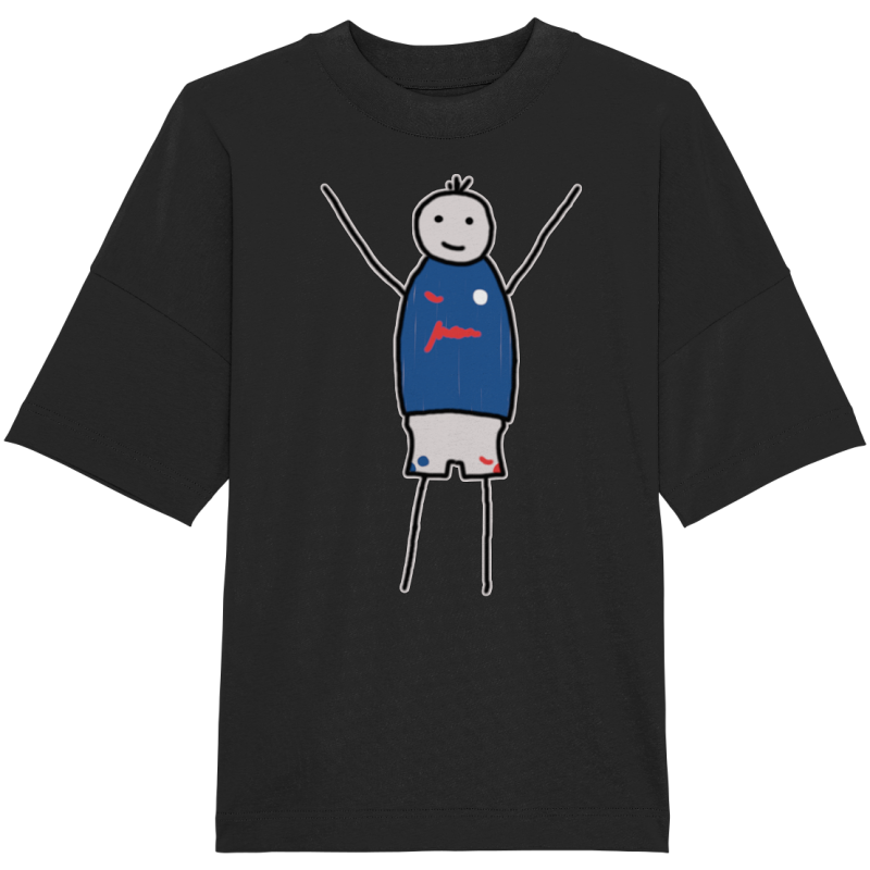 Kiel Fan-T-Shirt Strichmänchen - Organic Oversize Shirt Kiel Fan-T-Shirt Strichmänchen - Organic Oversize Shirt