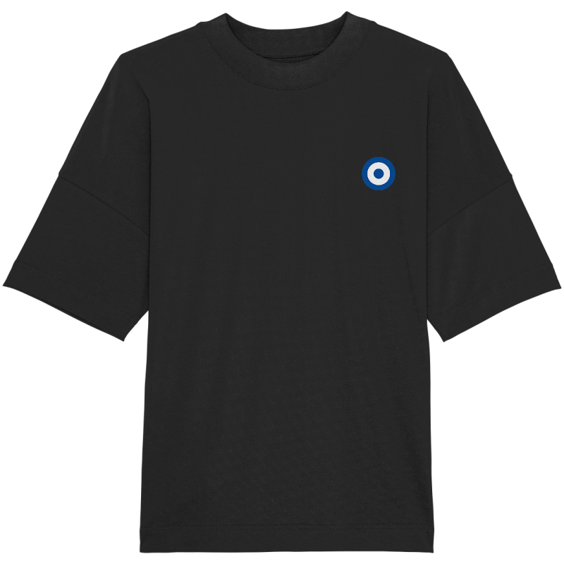 Schalke Fan T-Shirt zweiseitiger Druck - Organic Oversize Shirt