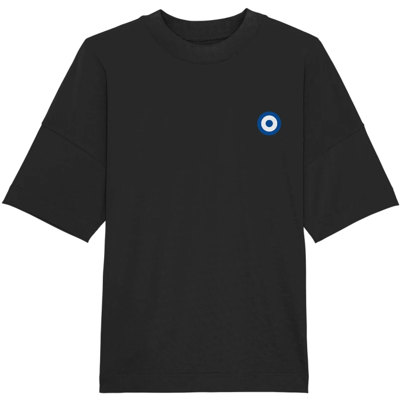 Schalke Fan T-Shirt zweiseitiger Druck - Organic Oversize Shirt