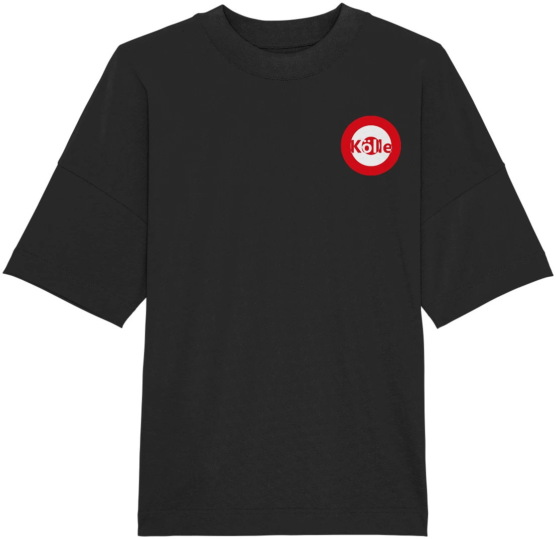 Köln Fan-T-Shirt Kokarde klein Kölle - Organic Oversize Shirt Köln Fan-T-Shirt Kokarde klein Kölle - Organic Oversize Shirt