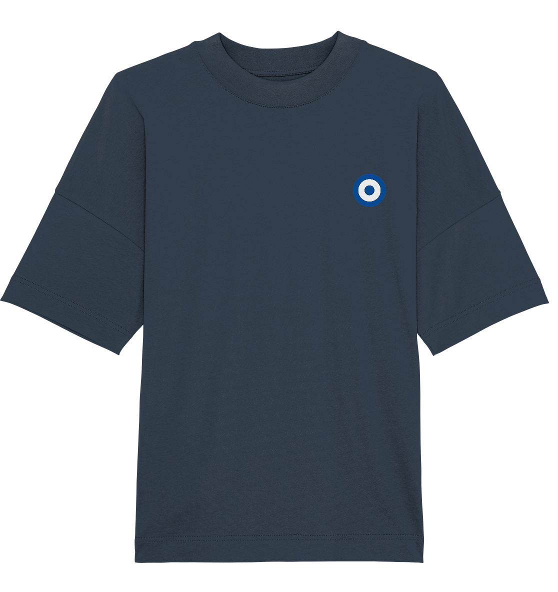 Schalke Fan T-Shirt zweiseitiger Druck - Organic Oversize Shirt Schalke Fan T-Shirt zweiseitiger Druck - Organic Oversize Shirt
