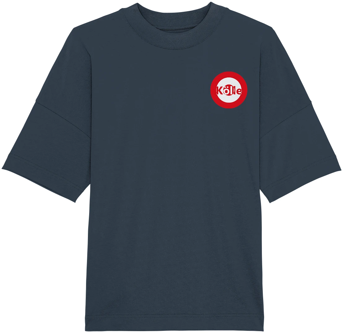Köln Fan-T-Shirt Kokarde klein Kölle - Organic Oversize Shirt Köln Fan-T-Shirt Kokarde klein Kölle - Organic Oversize Shirt