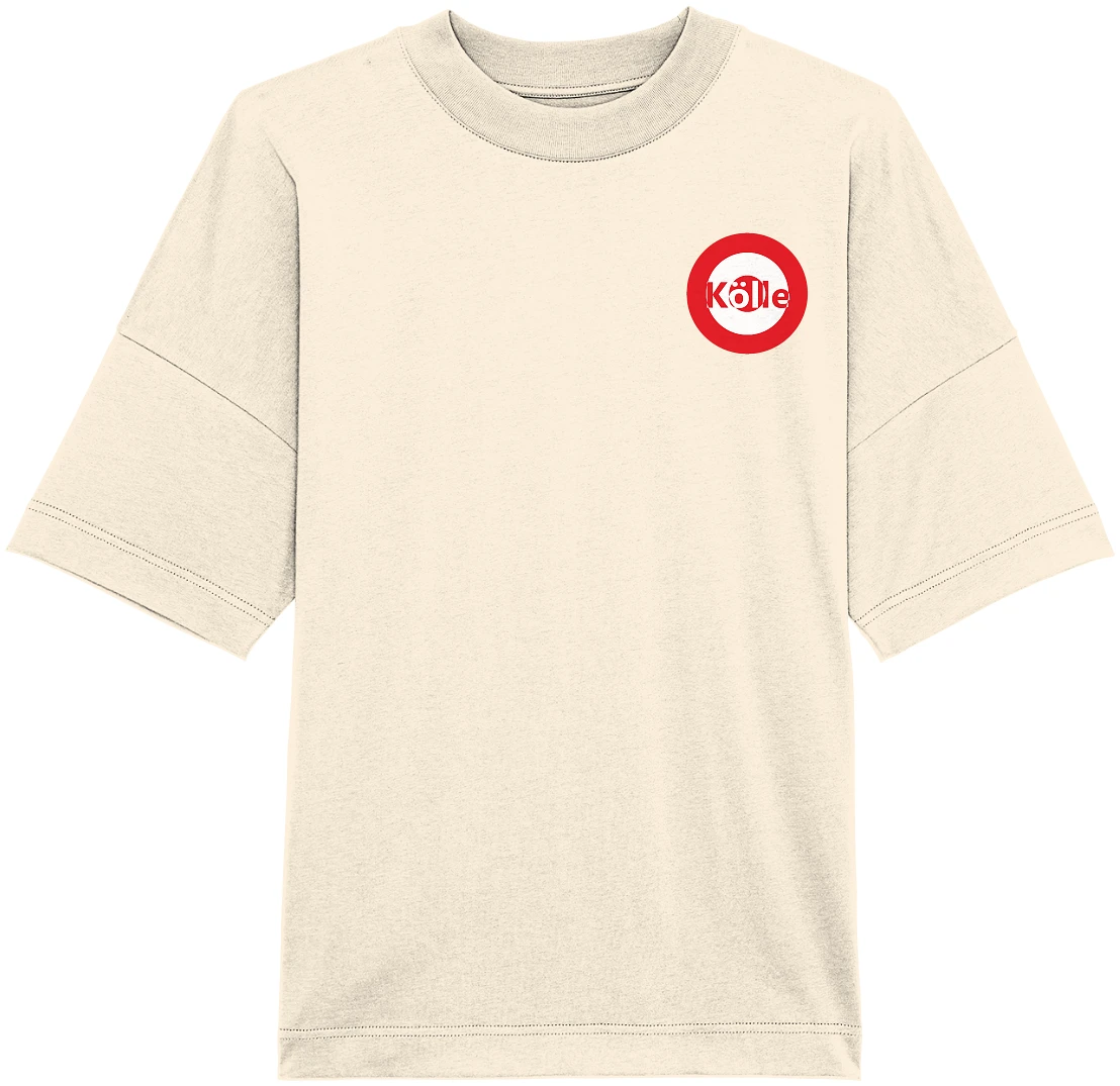 Köln Fan-T-Shirt Kokarde klein Kölle - Organic Oversize Shirt Köln Fan-T-Shirt Kokarde klein Kölle - Organic Oversize Shirt