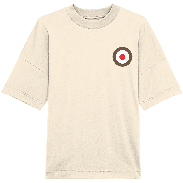 St. Pauli Fan-T-Shirt Kokarde klein - Organic Oversize Shirt