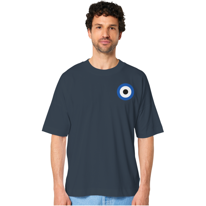 Hamburg Fan-T-Shirt Kokarde klein - Organic Oversize Shirt