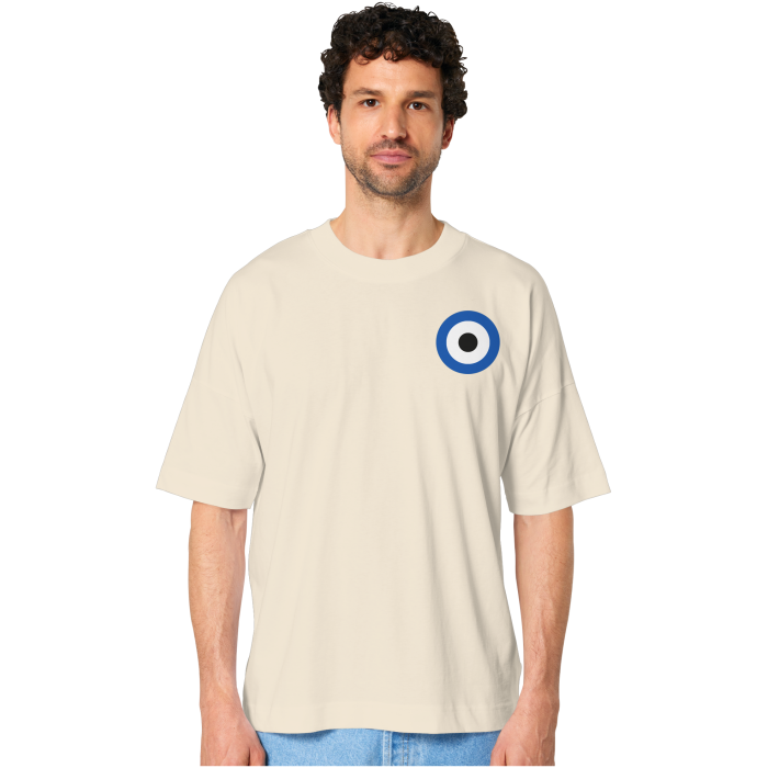 Hamburg Fan-T-Shirt Kokarde klein - Organic Oversize Shirt