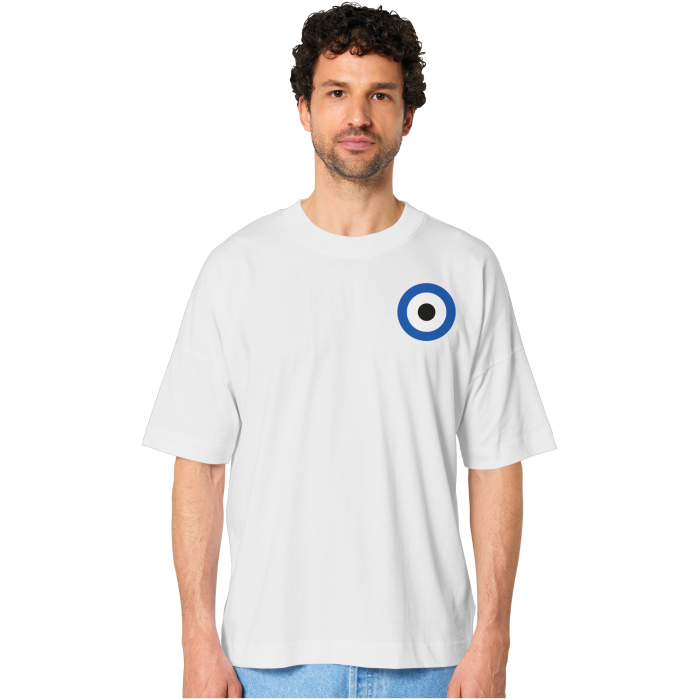 Hamburg Fan-T-Shirt Kokarde klein - Organic Oversize Shirt