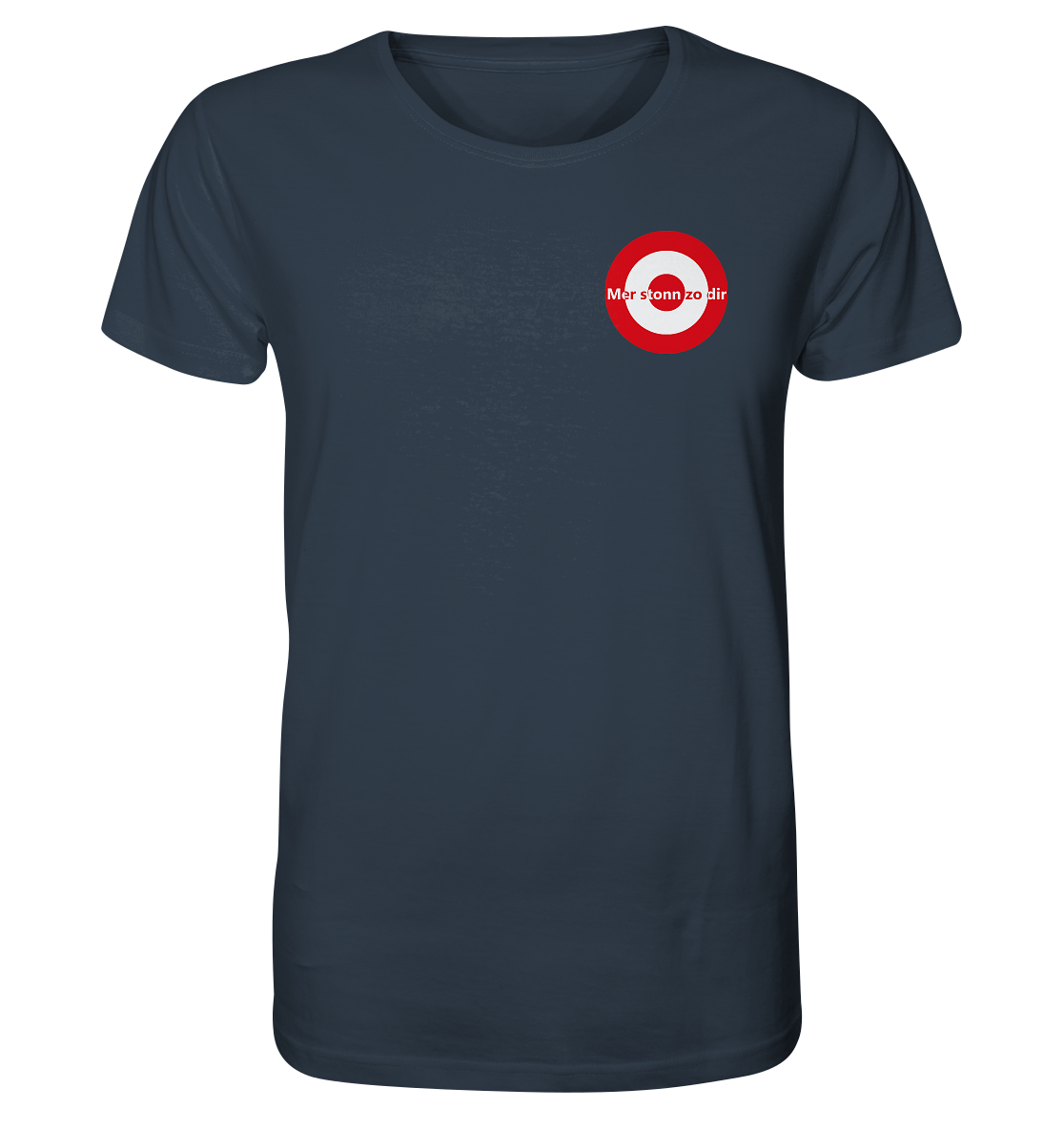 Köln Fan-T-Shirt Kokarde klein "mer stonn zo dir" - Organic Shirt Köln Fan-T-Shirt Kokarde klein "mer stonn zo dir" - Organic Shirt