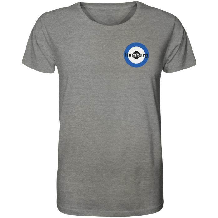 Hamburg Fan-T-Shirt Kokarde klein "Hamburg" - Organic Shirt