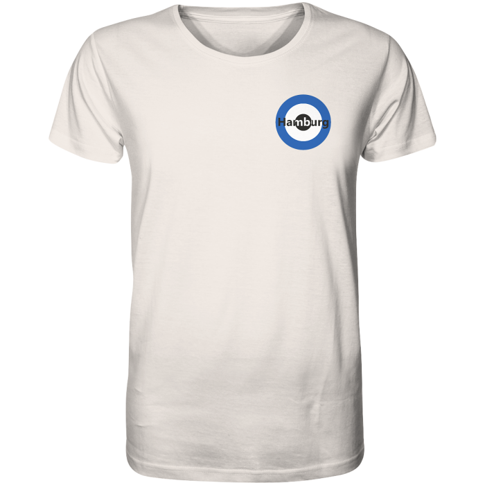 Hamburg Fan-T-Shirt Kokarde klein "Hamburg" - Organic Shirt