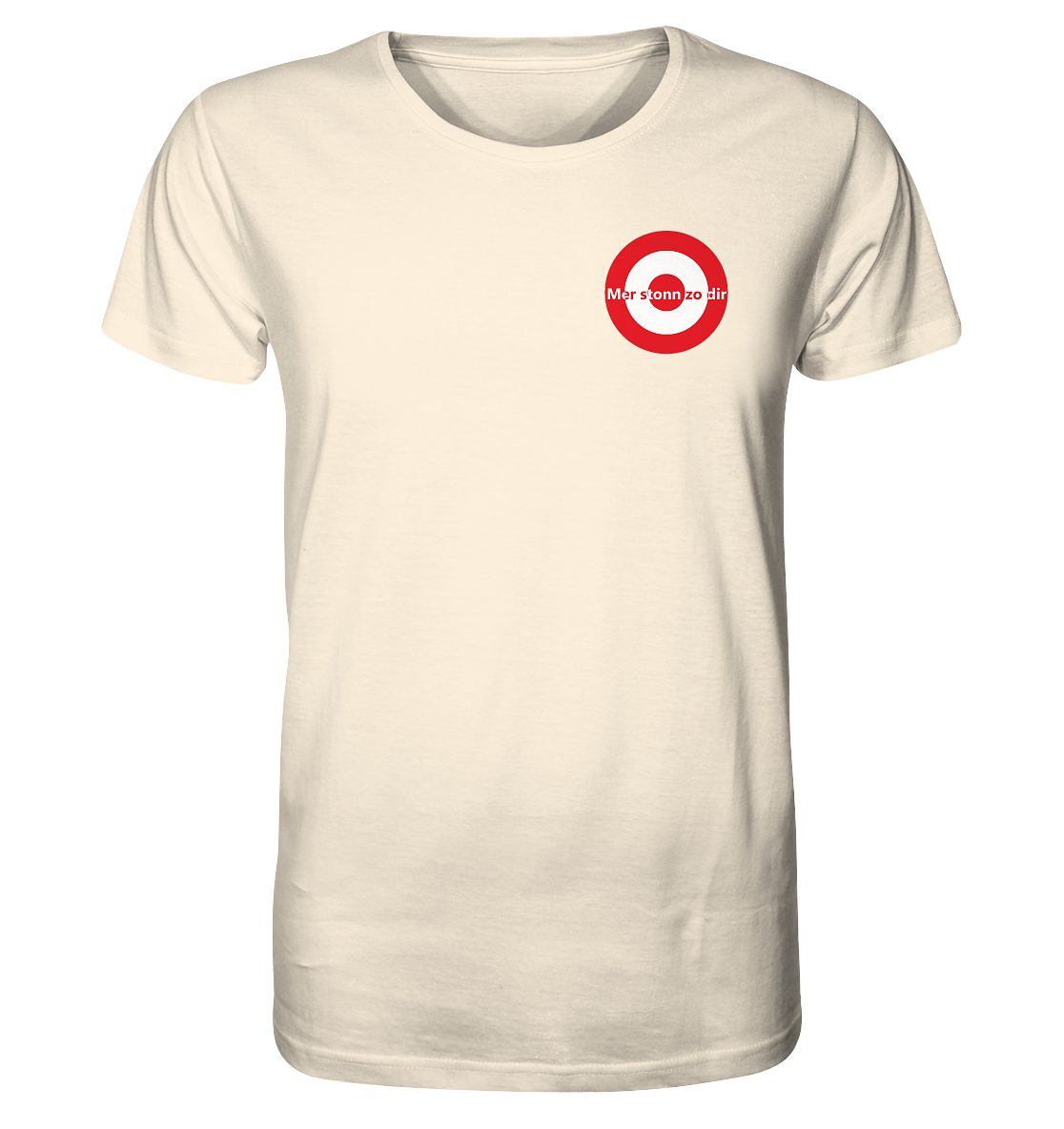 Köln Fan-T-Shirt Kokarde klein "mer stonn zo dir" - Organic Shirt Köln Fan-T-Shirt Kokarde klein "mer stonn zo dir" - Organic Shirt