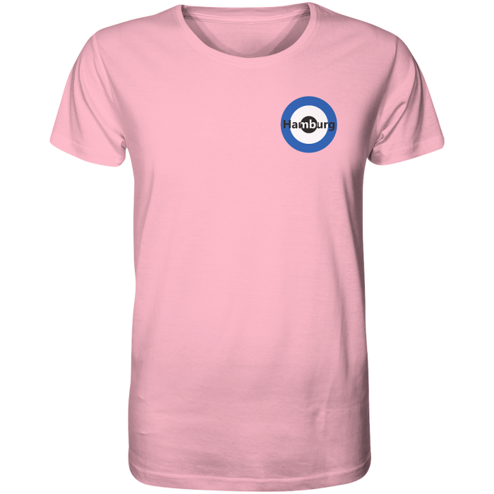 Hamburg Fan-T-Shirt Kokarde klein "Hamburg" - Organic Shirt