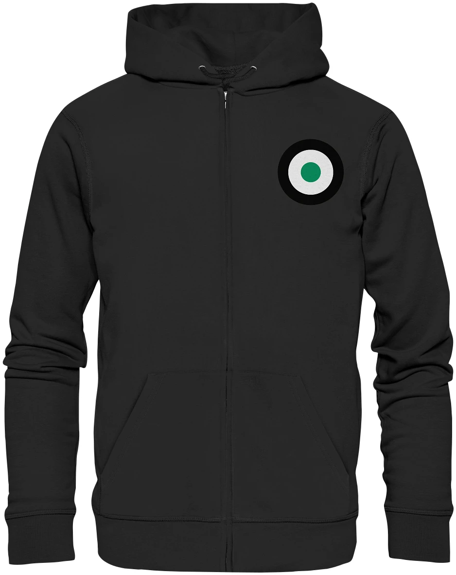 Münster Fan-Zipper Kokarde klein - Organic Zipper Münster Fan-Zipper Kokarde klein - Organic Zipper