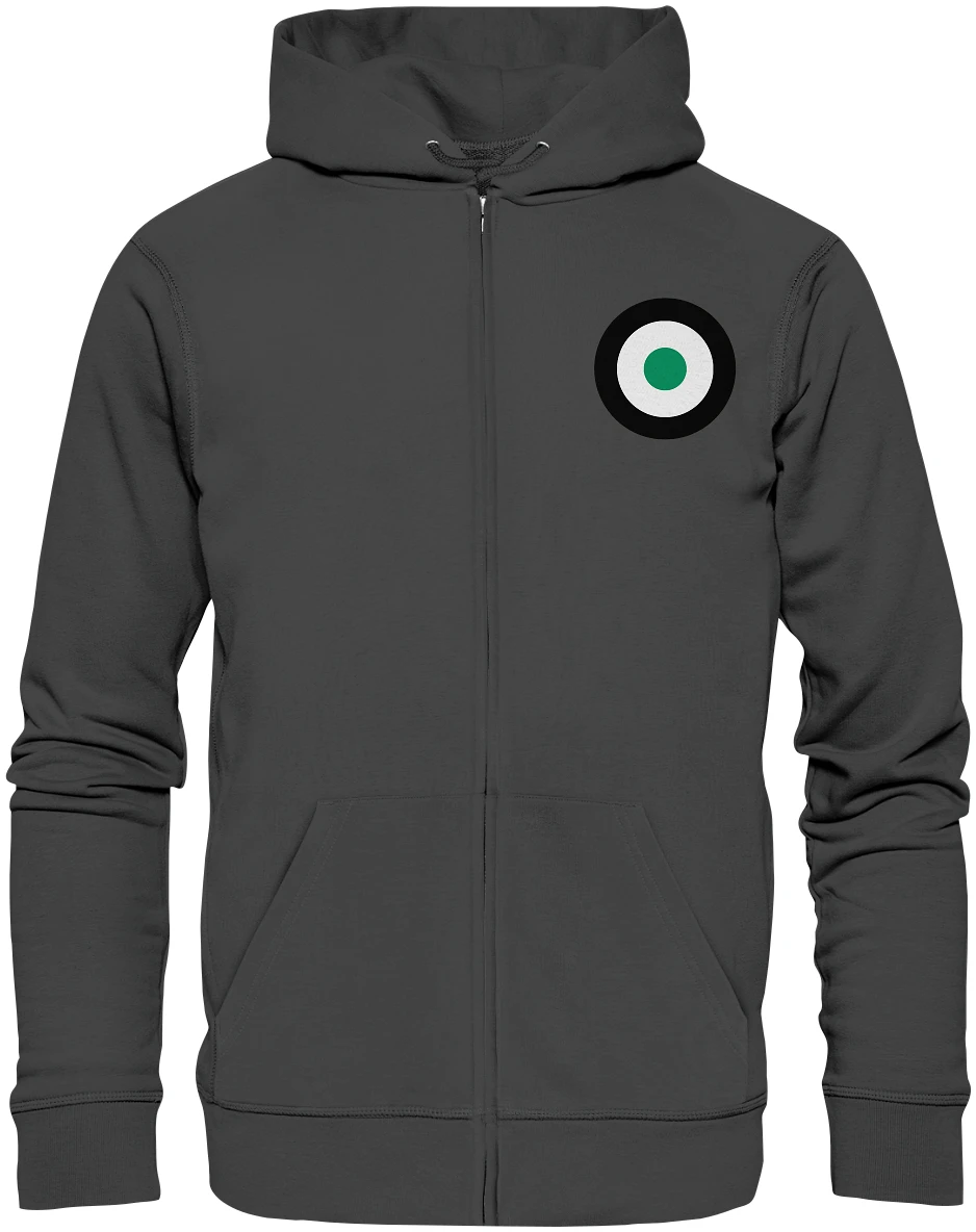 Münster Fan-Zipper Kokarde klein - Organic Zipper Münster Fan-Zipper Kokarde klein - Organic Zipper