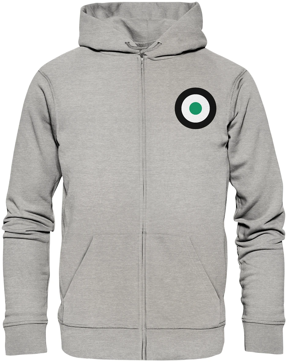 Münster Fan-Zipper Kokarde klein - Organic Zipper Münster Fan-Zipper Kokarde klein - Organic Zipper