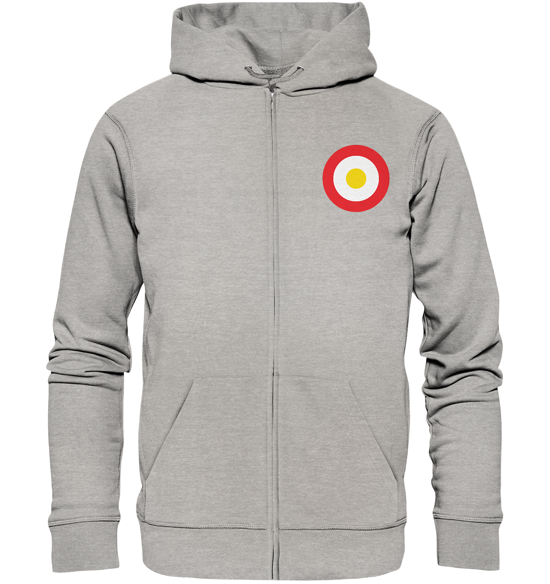 Union Fan-Zipper zweiseitiger Druck "Berlin" - Organic Zipper Union Fan-Zipper zweiseitiger Druck "Berlin" - Organic Zipper