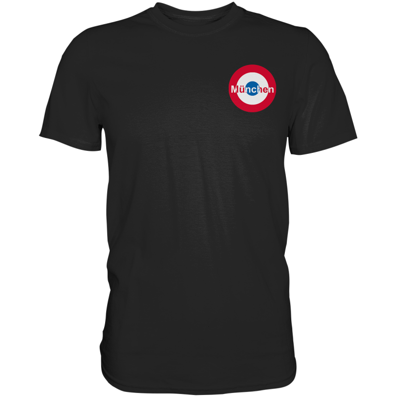 München Fan T-Shirt Kokarde klein "München" - Premium Shirt