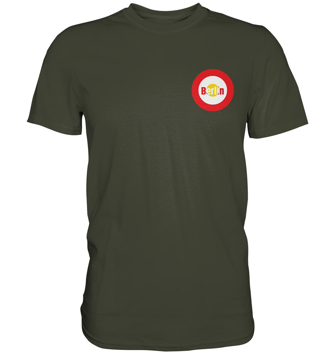 Union Fan-T-Shirt Kokarde klein "Berlin" - Premium Shirt Union Fan-T-Shirt Kokarde klein "Berlin" - Premium Shirt