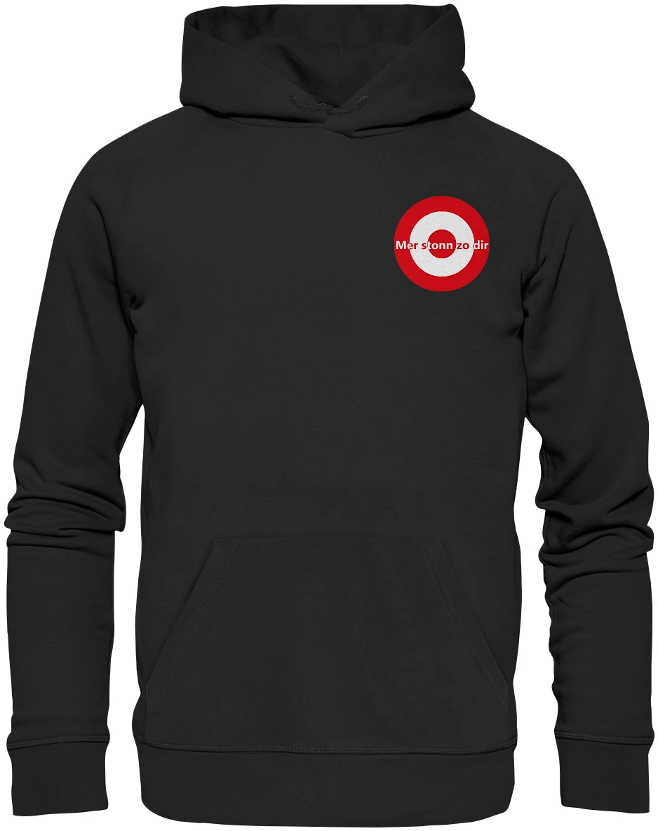 Köln Fan-Hoodie Kokarde klein "mer stonn zo dir" - Premium Unisex Hoodie Köln Fan-Hoodie Kokarde klein "mer stonn zo dir" - Premium Unisex Hoodie