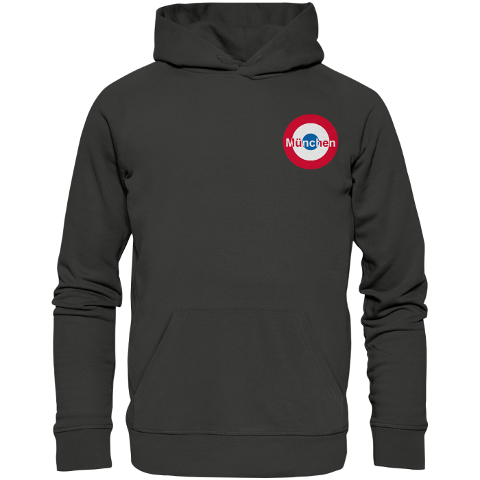 München Fan T-Shirt Kokarde klein "München" - Premium Unisex Hoodie