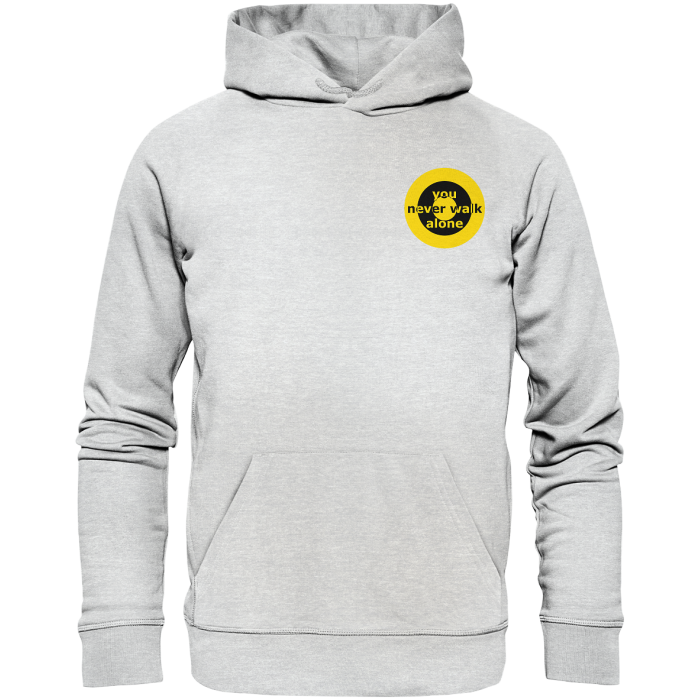 Dortmund Fan-Hoodie Kokarde klein "you never walk alone" - Premium Unisex Hoodie