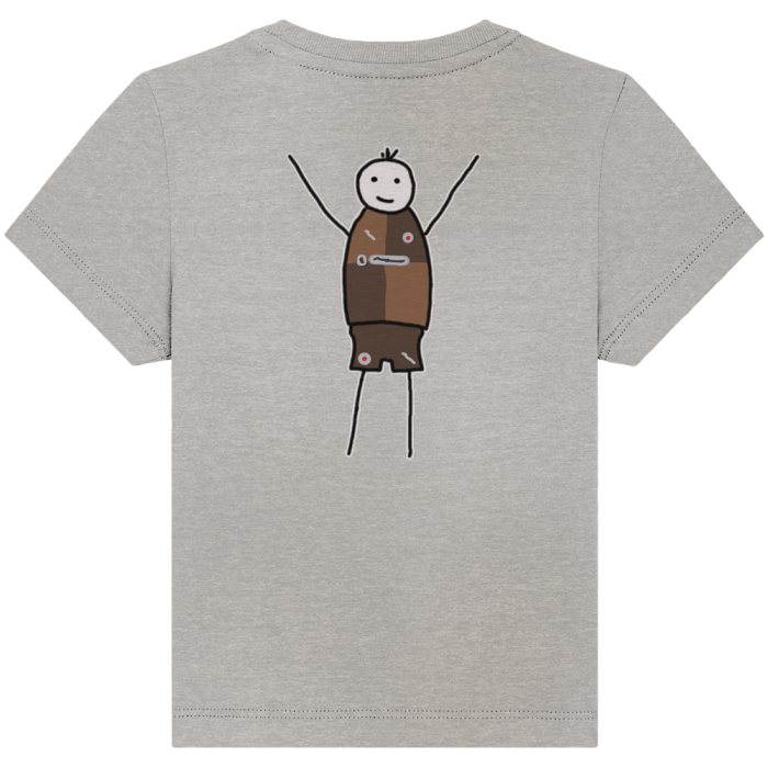 St. Pauli Fan-T-Shirt Strichmännchen - Baby Organic Shirt
