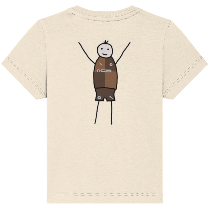 St. Pauli Fan-T-Shirt Strichmännchen - Baby Organic Shirt