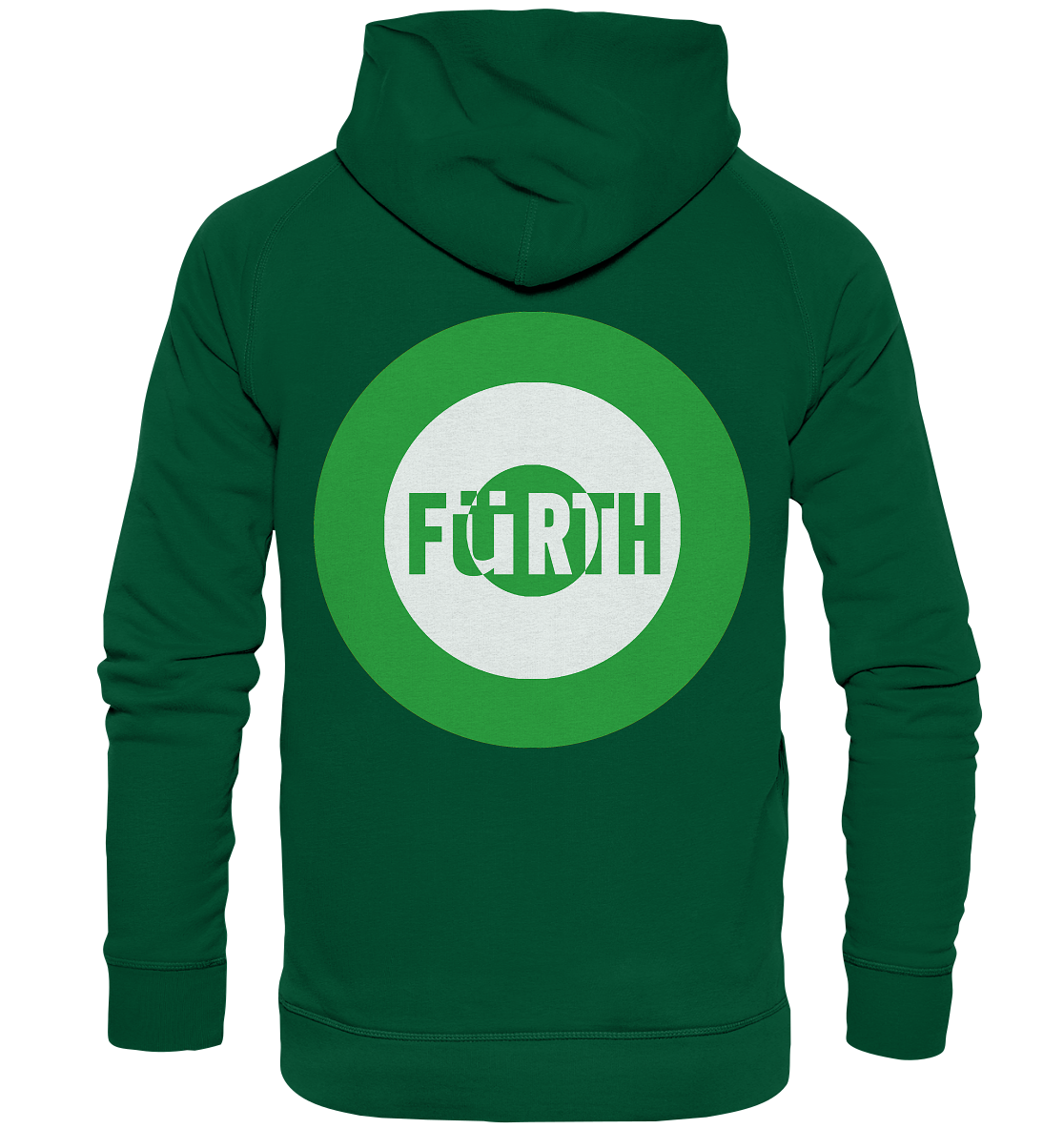 Fürth Fan-Hoodie Kokarde beidseitig "Fürth" - Basic Unisex Hoodie Fürth Fan-Hoodie Kokarde beidseitig "Fürth" - Basic Unisex Hoodie