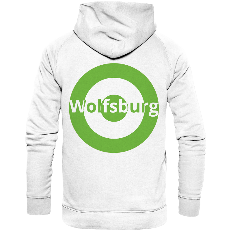 Wolfgang Fan-Hoodie Kokarde beidseitig "Wolfsburg" - Basic Unisex Hoodie