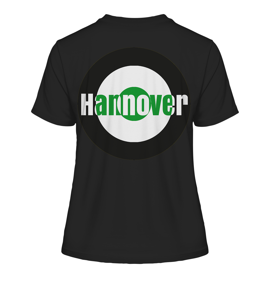 Hannover Fan-T-Shirt Kokarde beidseitig "Hannover" - Fitted Ladies Organic Shirt Hannover Fan-T-Shirt Kokarde beidseitig "Hannover" - Fitted Ladies Organic Shirt