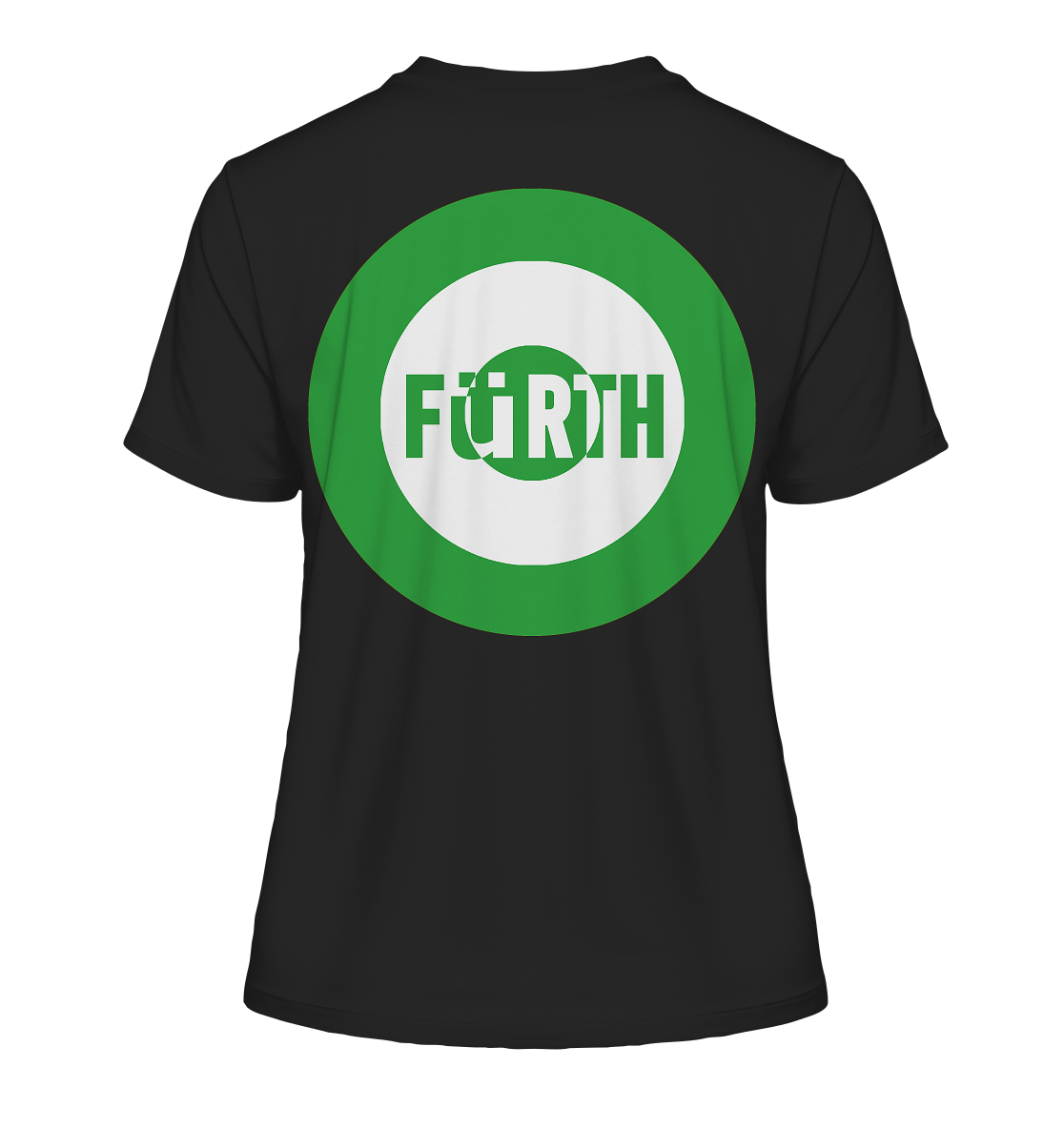 Fürth Fan-T-Shirt Kokarde beidseitig "Fürth" - Fitted Ladies Organic Shirt Fürth Fan-T-Shirt Kokarde beidseitig "Fürth" - Fitted Ladies Organic Shirt