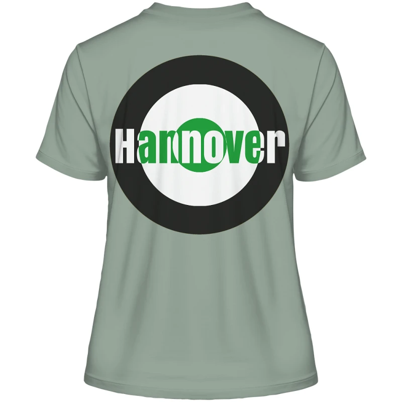 Hannover Fan-T-Shirt Kokarde beidseitig "Hannover" - Fitted Ladies Organic Shirt