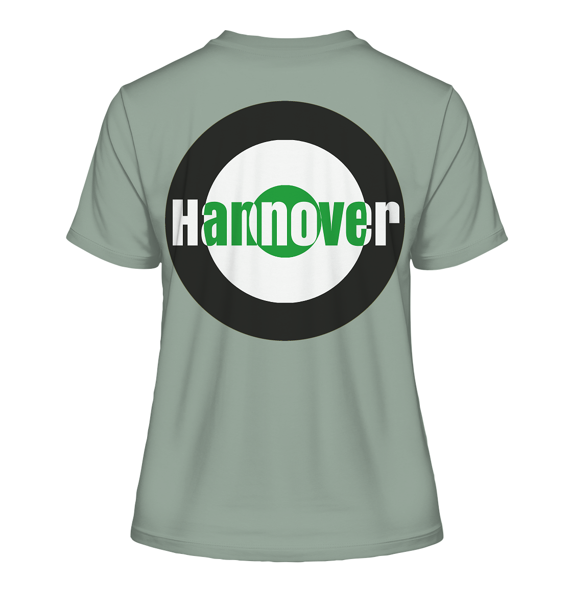 Hannover Fan-T-Shirt Kokarde beidseitig "Hannover" - Fitted Ladies Organic Shirt Hannover Fan-T-Shirt Kokarde beidseitig "Hannover" - Fitted Ladies Organic Shirt
