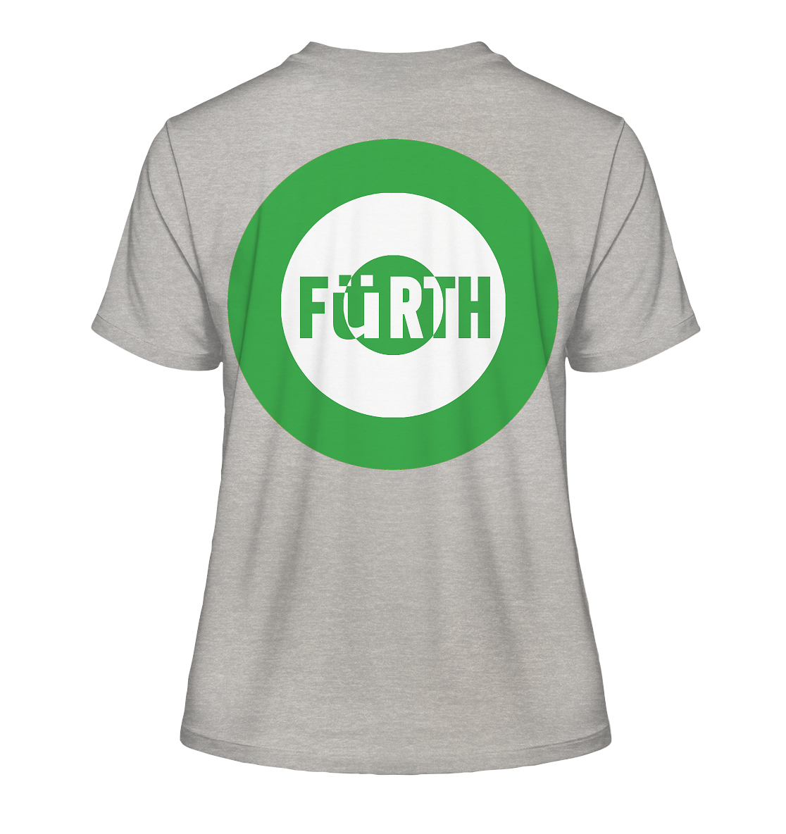 Fürth Fan-T-Shirt Kokarde beidseitig "Fürth" - Fitted Ladies Organic Shirt Fürth Fan-T-Shirt Kokarde beidseitig "Fürth" - Fitted Ladies Organic Shirt