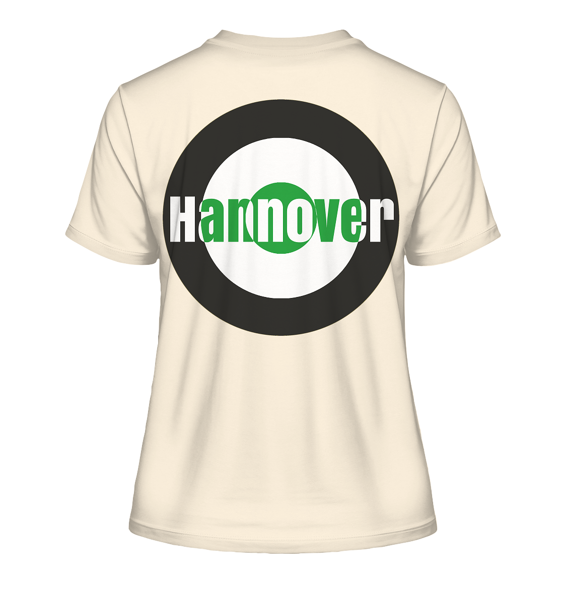 Hannover Fan-T-Shirt Kokarde beidseitig "Hannover" - Fitted Ladies Organic Shirt Hannover Fan-T-Shirt Kokarde beidseitig "Hannover" - Fitted Ladies Organic Shirt