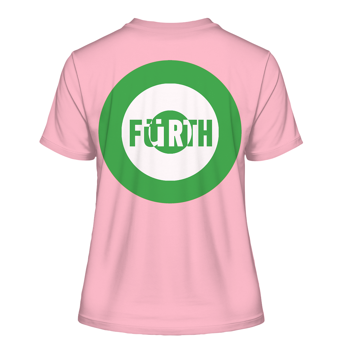Fürth Fan-T-Shirt Kokarde beidseitig "Fürth" - Fitted Ladies Organic Shirt Fürth Fan-T-Shirt Kokarde beidseitig "Fürth" - Fitted Ladies Organic Shirt
