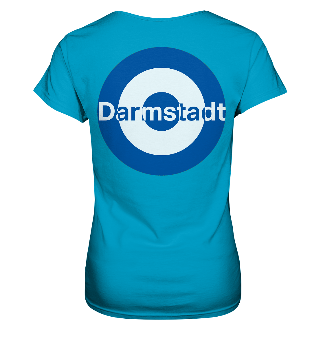 Darmstadt Fan-T-Shirt zweiseitiger Druck "Darmstadt" - Ladies Premium Shirt Darmstadt Fan-T-Shirt zweiseitiger Druck "Darmstadt" - Ladies Premium Shirt