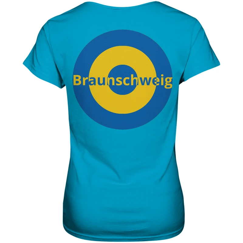 Braunschweig Fan-T-Shirt zweiseitiger Druck "Braunschweig" - Ladies Premium Shirt