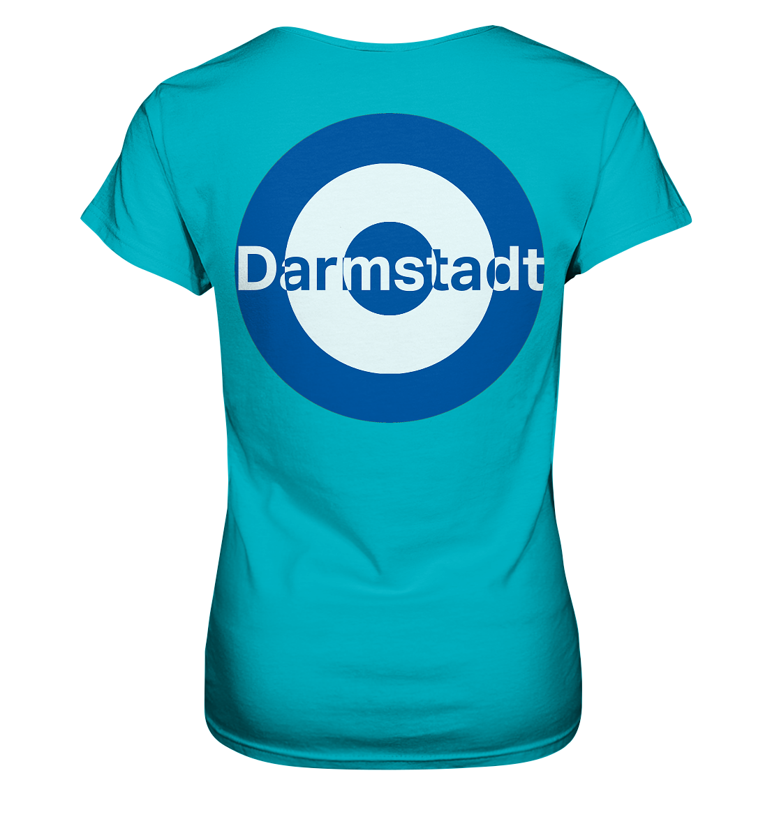 Darmstadt Fan-T-Shirt zweiseitiger Druck "Darmstadt" - Ladies Premium Shirt Darmstadt Fan-T-Shirt zweiseitiger Druck "Darmstadt" - Ladies Premium Shirt
