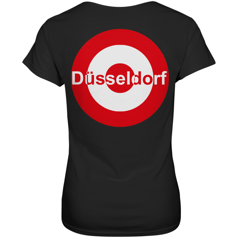 Düsseldorf Fan-T-Shirt zweiseitiger Druck "Düsseldorf" - Ladies Premium Shirt