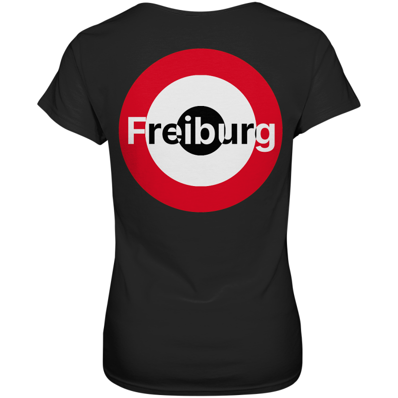 Freiburg Fan-T-Shirt zweiseitiger Druck "Freiburg" - Ladies Premium Shirt