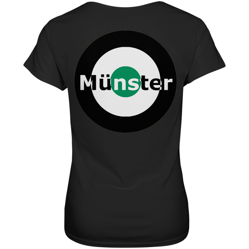 Münster Fan-T-Shirt Kokarde beidseitig "Münster" - Ladies Premium Shirt