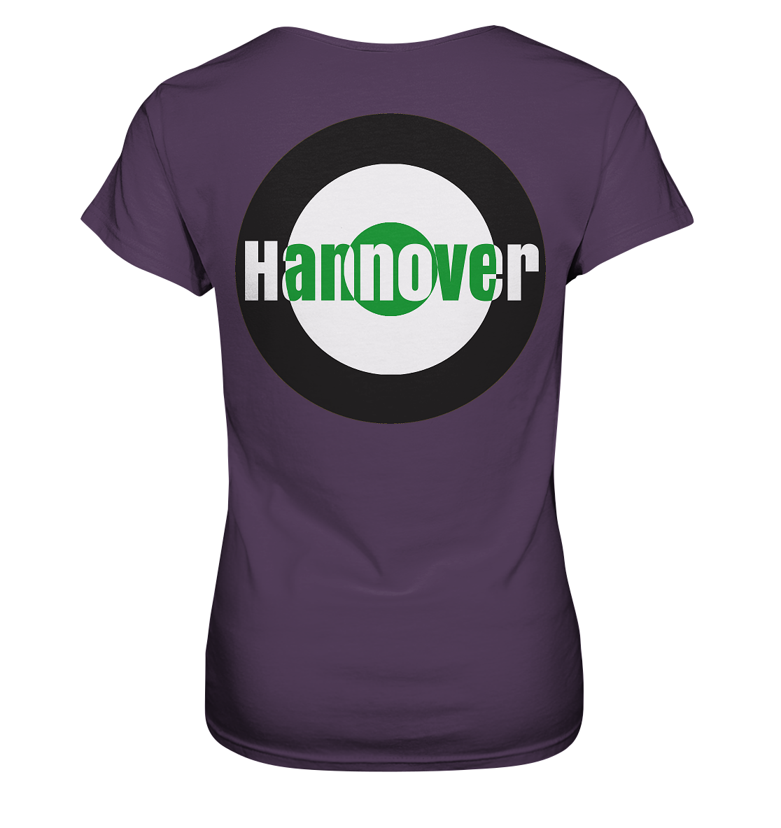 Hannover Fan-T-Shirt Kokarde beidseitig "Hannover" - Ladies Premium Shirt Hannover Fan-T-Shirt Kokarde beidseitig "Hannover" - Ladies Premium Shirt