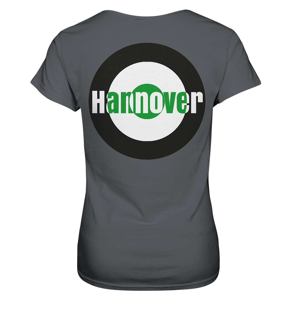 Hannover Fan-T-Shirt Kokarde beidseitig "Hannover" - Ladies Premium Shirt Hannover Fan-T-Shirt Kokarde beidseitig "Hannover" - Ladies Premium Shirt